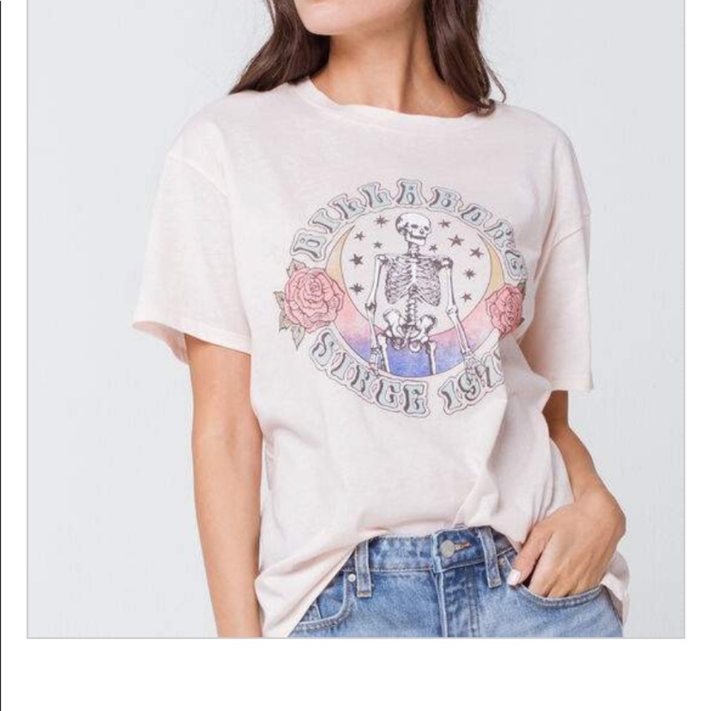 NWT billabong tillys tee pink